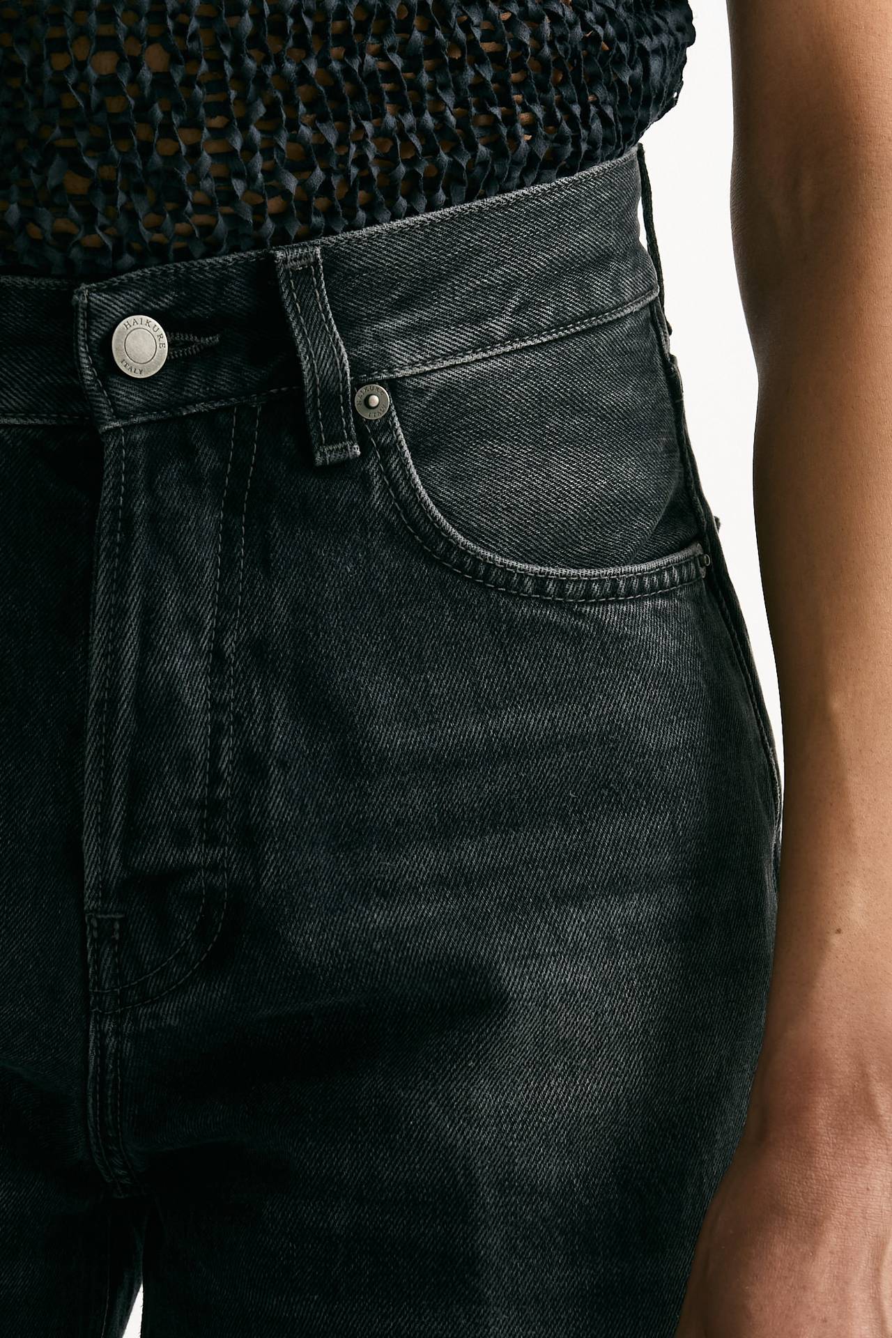 Jeans boy fit over BETHANY nero women Haikure - 5