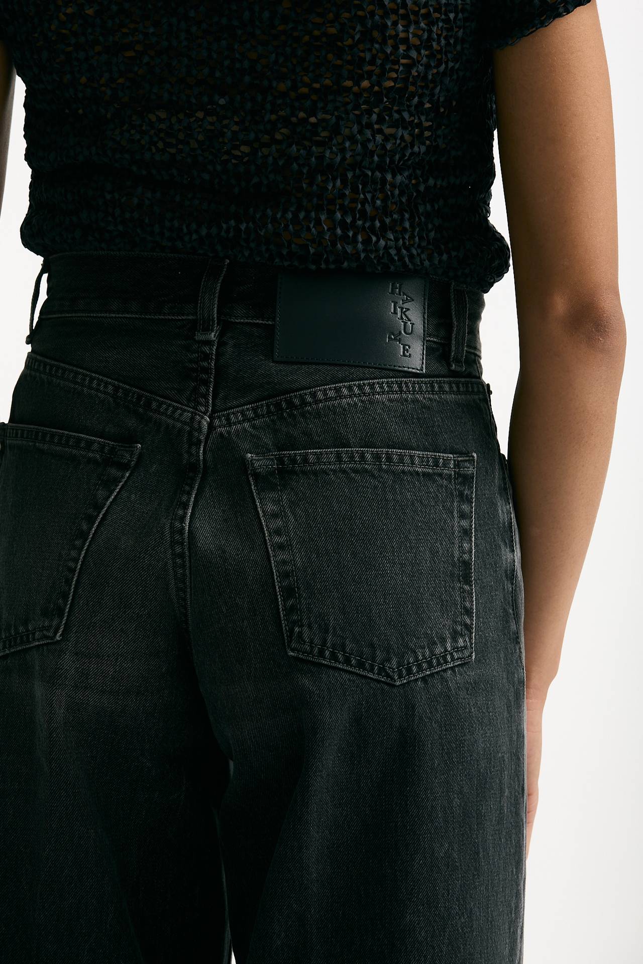 Jeans boy fit over BETHANY nero women Haikure - 6