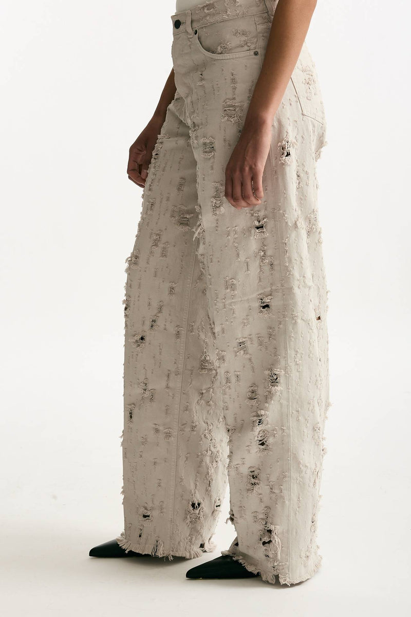 Jeans boy fit over BETHANY sabbia women Haikure - 2