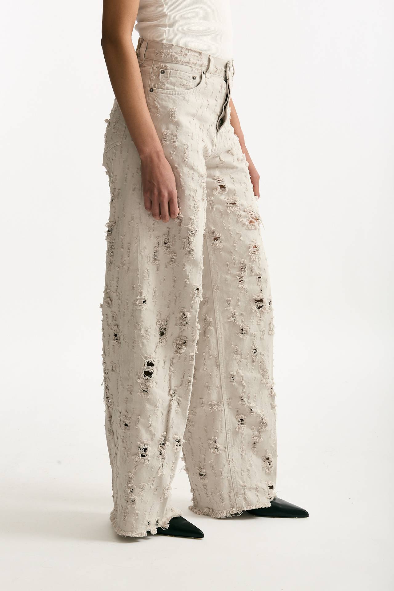 Jeans boy fit over BETHANY sabbia women Haikure - 3