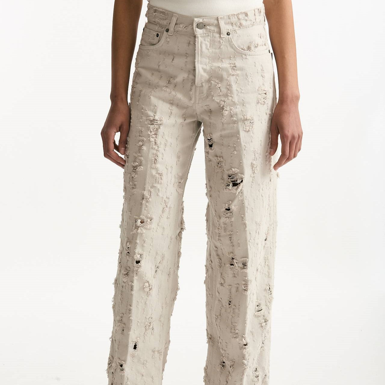 Jeans boy fit over BETHANY sabbia women Haikure - 9