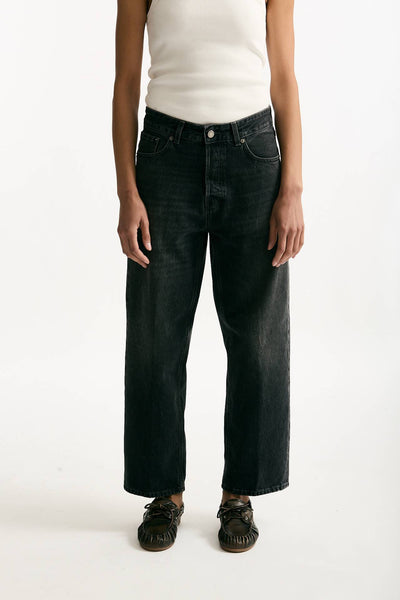 Jeans boy BETTY nero slavato women Haikure