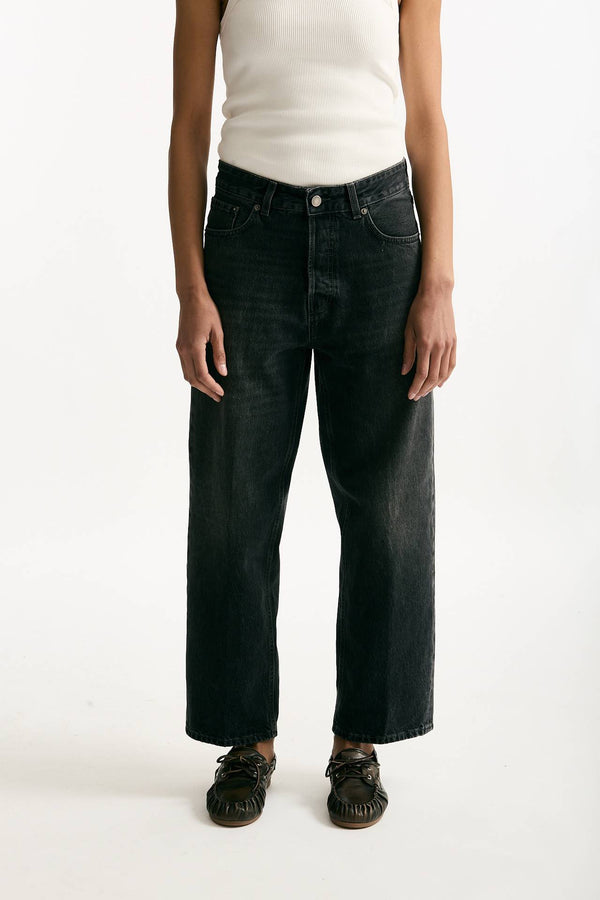 Jeans boy BETTY nero slavato women Haikure