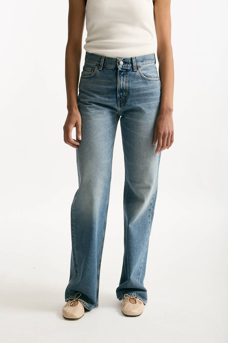 Jeans palazzo KOREA lavaggio chiaro women Haikure - 2