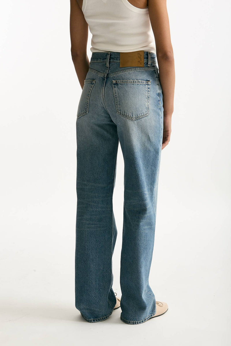 Jeans palazzo KOREA lavaggio chiaro women Haikure - 4