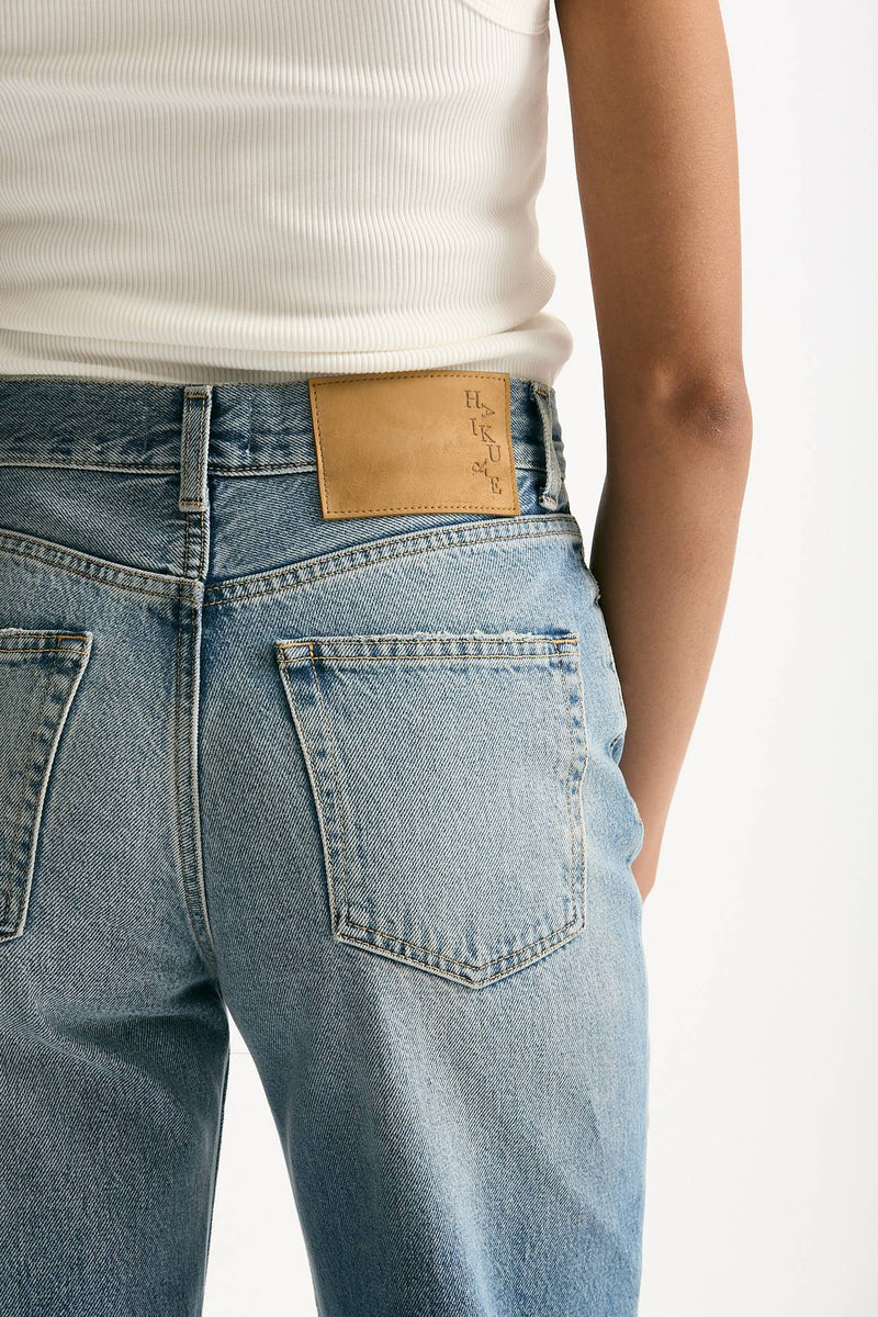 Jeans palazzo KOREA lavaggio chiaro women Haikure - 6