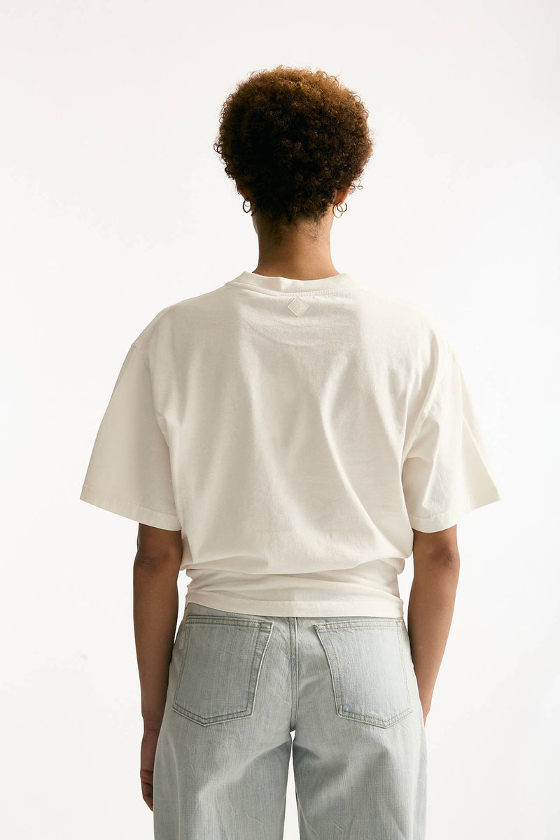 T-shirt girocollo over HAIKURE panna women Haikure - 3