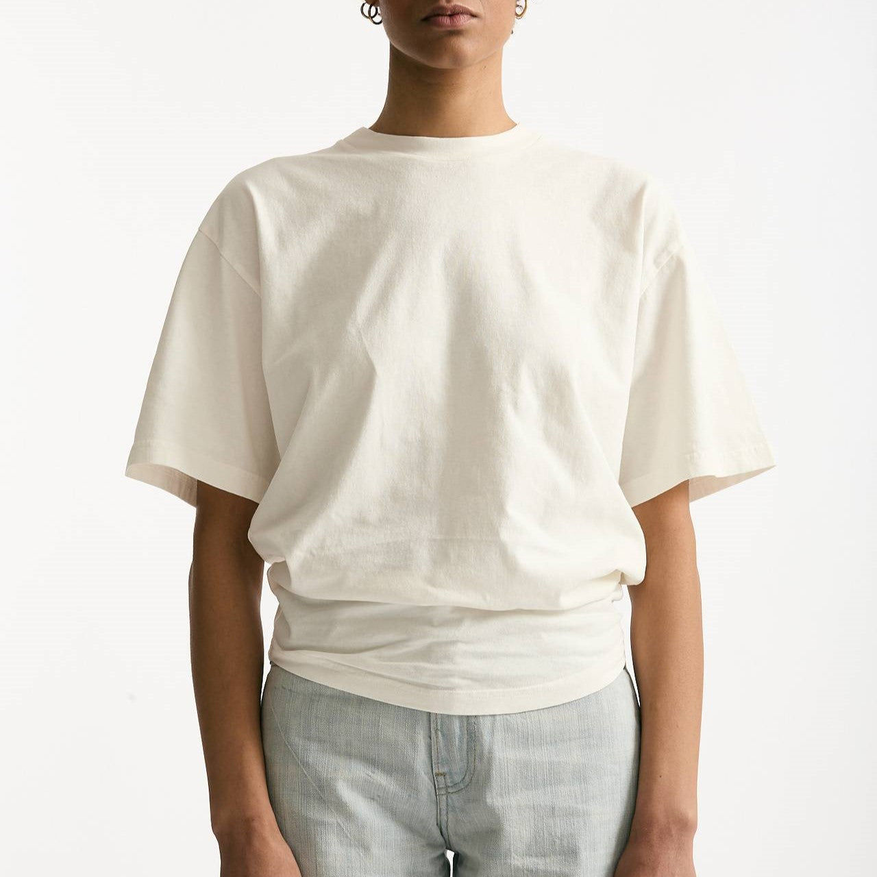 T-shirt girocollo over HAIKURE panna women Haikure - 6