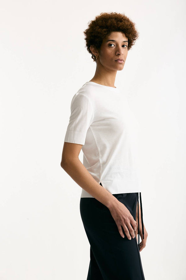 T-shirt in lyocell bianco women Herno
