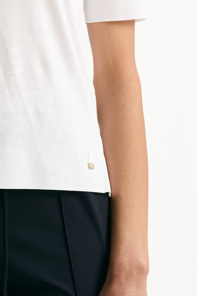 T-shirt in lyocell bianco women Herno - 5
