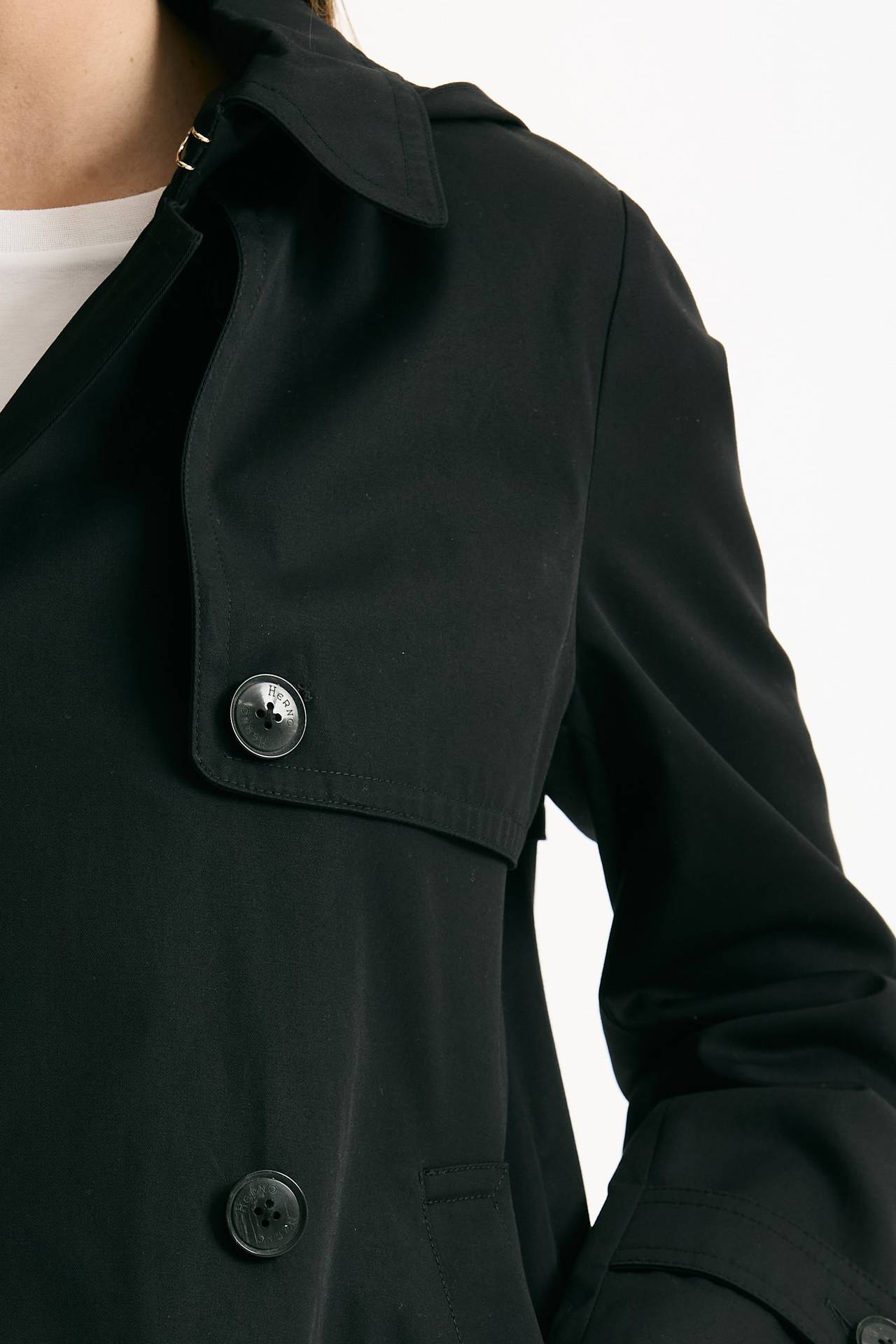 Peacot in cotone nero women Herno - 4