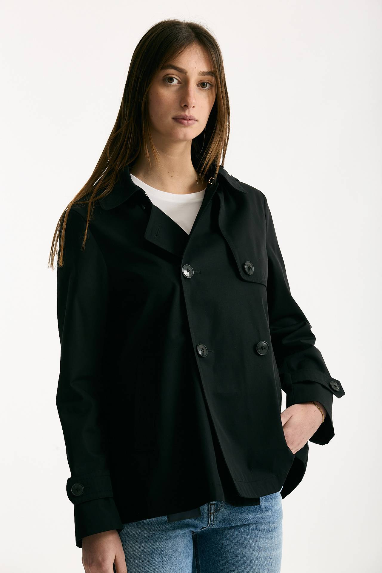 Peacot in cotone nero women Herno - 5