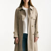 Trench in cotone idrorepellente tortora women Herno - 10