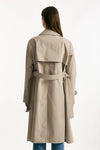 Trench in cotone idrorepellente tortora women Herno - 3