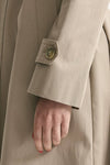 Trench in cotone idrorepellente tortora women Herno - 6