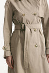 Trench in cotone idrorepellente tortora women Herno - 7