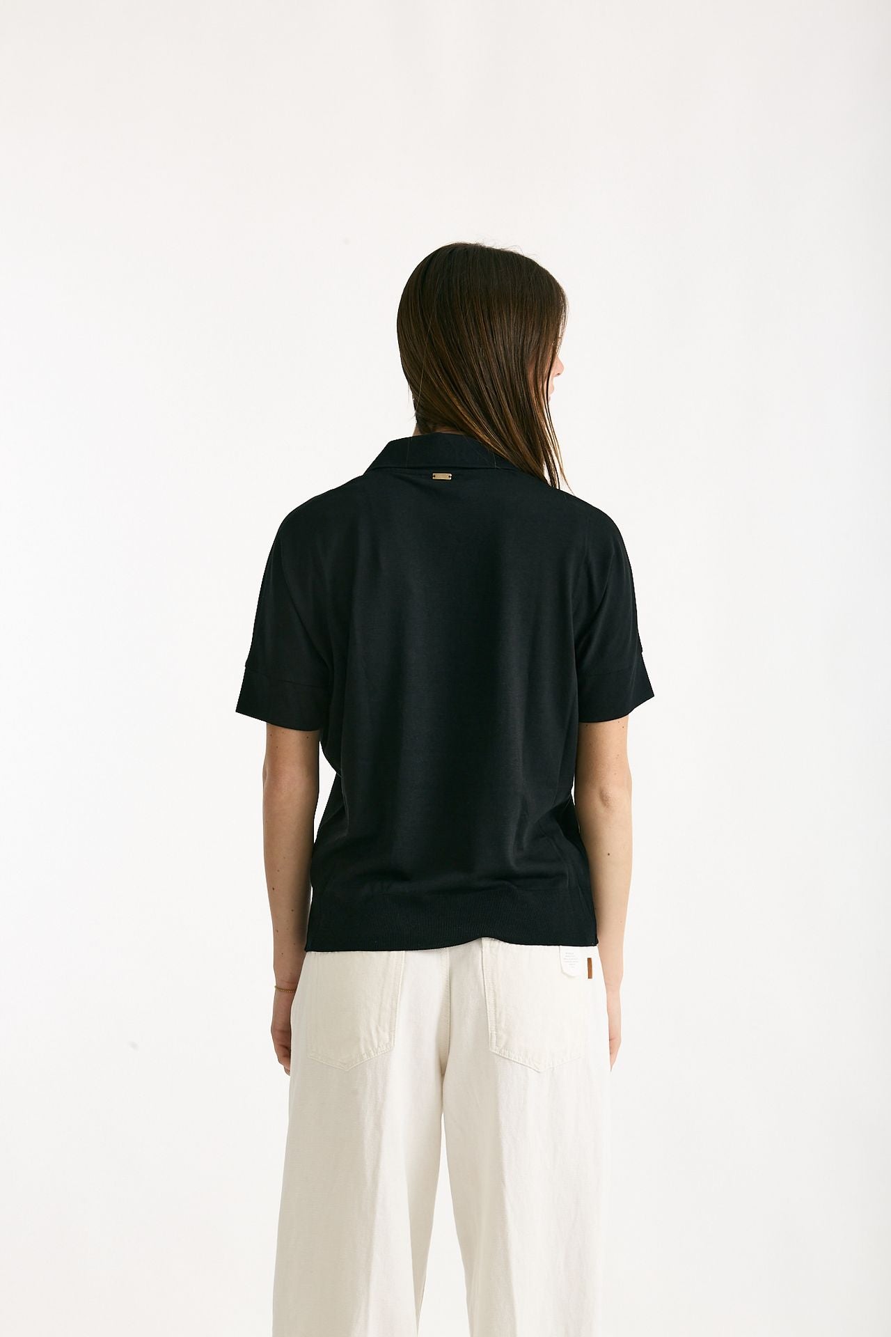 Polo in lyocell blu women Herno - 4
