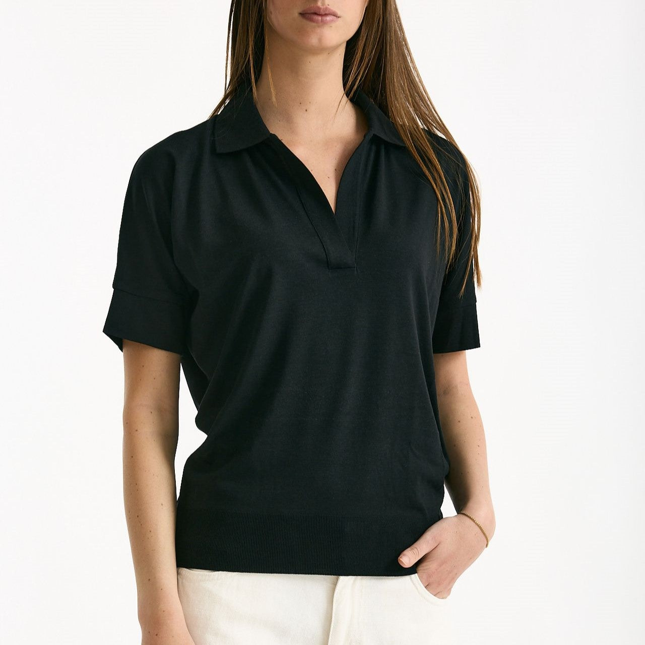 Polo in lyocell blu women Herno - 8