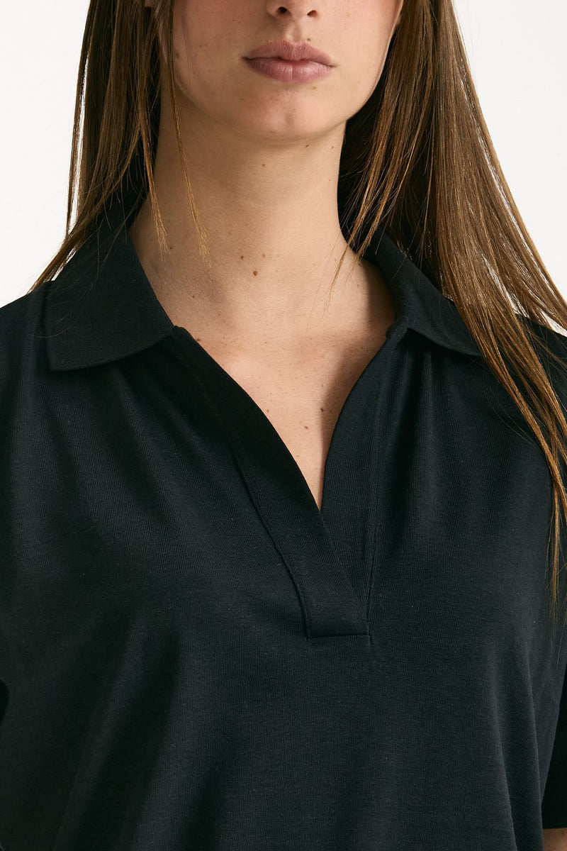 Polo in lyocell blu women Herno - 7