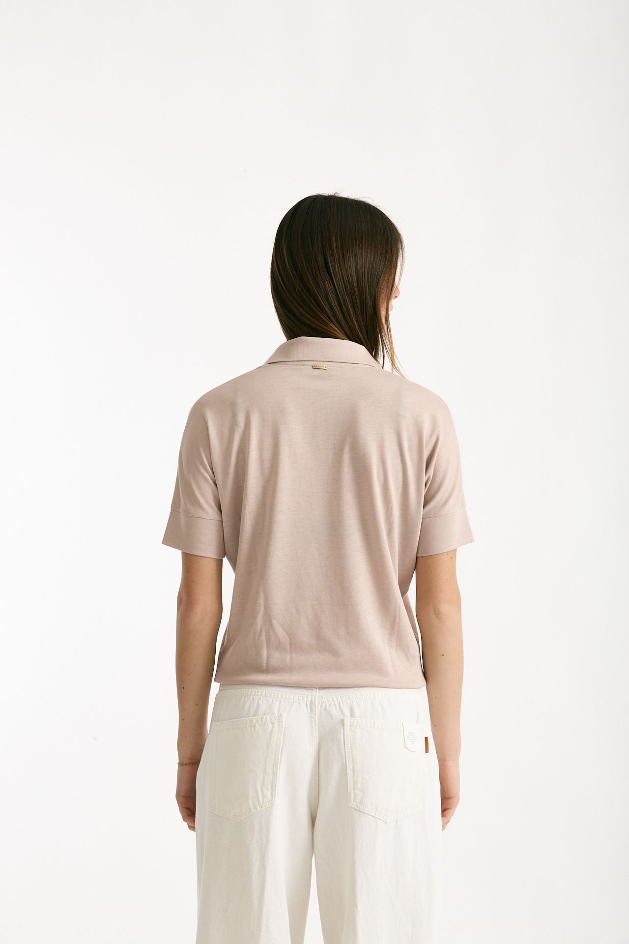 Polo in lyocell rosa women Herno - 4