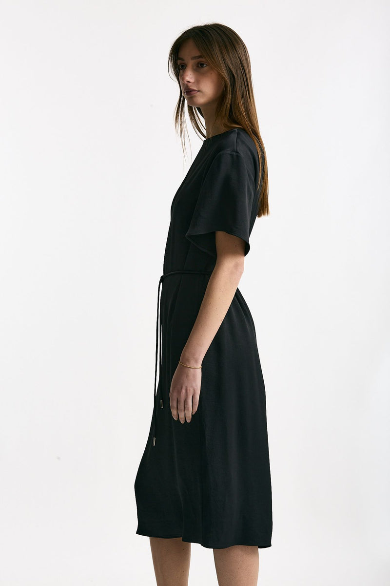 Abito midi HERNO Colore nero Collo barchetta women Herno - 1