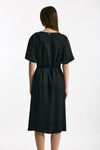 Abito midi HERNO Colore nero Collo barchetta women Herno - 2