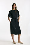 Abito midi HERNO Colore nero Collo barchetta women Herno - 4