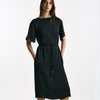 Abito midi HERNO Colore nero Collo barchetta women Herno - 5