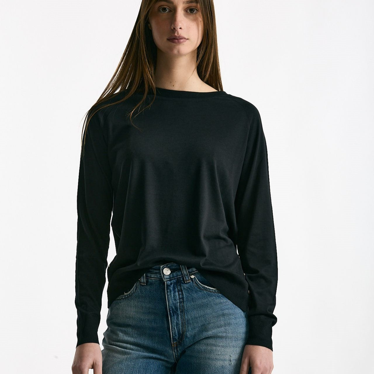 Maglia girocollo nero women Herno - 6