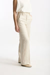 Pantalone ampio NEERA in lino sabbia women Incotex - 4