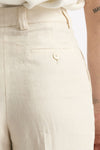 Pantalone ampio NEERA in lino sabbia women Incotex - 6