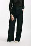 Pantalone ampio NEERA in fresco lana nero women Incotex - 3