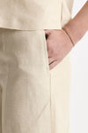 Pantalone ampio TINA in viscosa beige women Incotex - 5