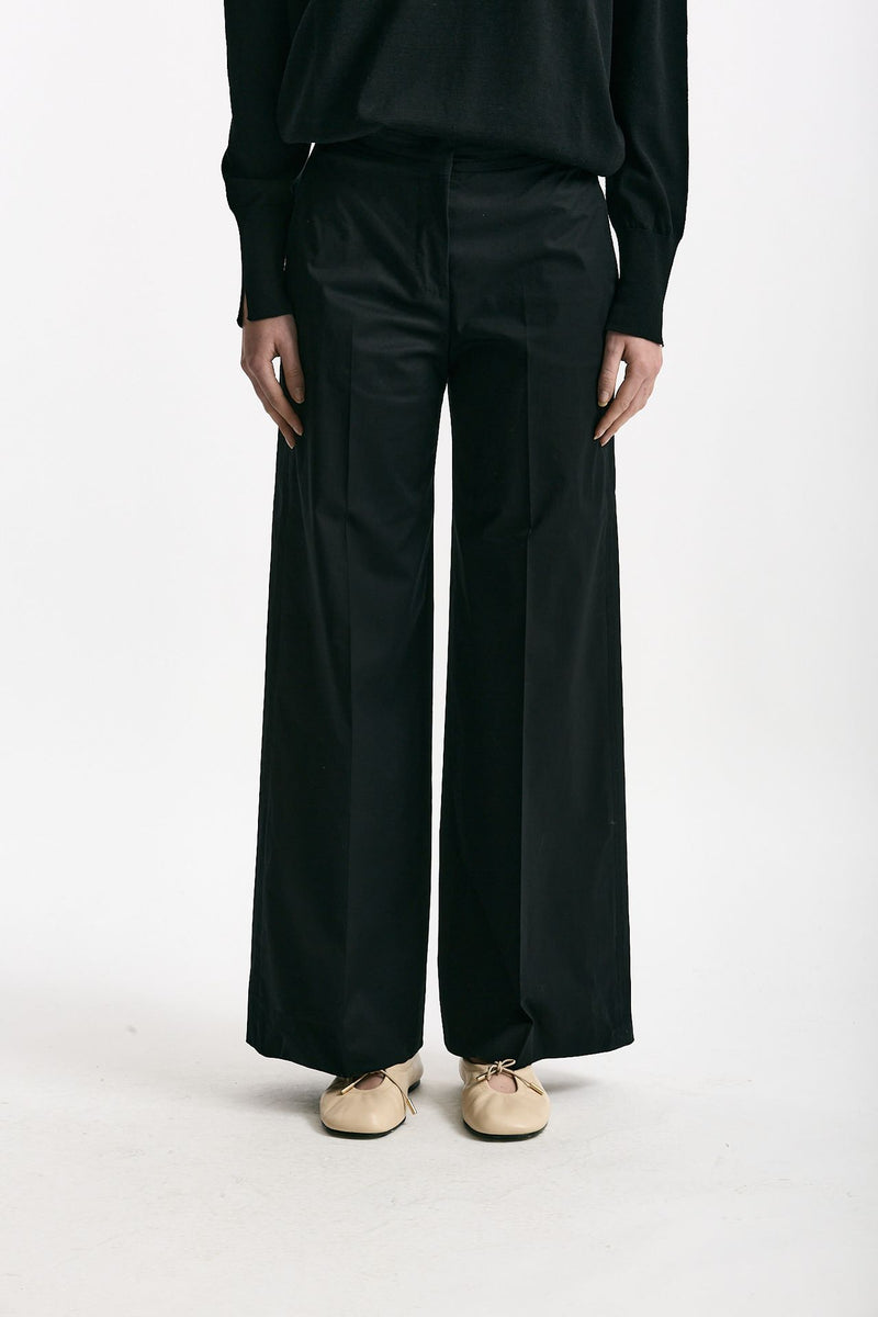 Pantalone ampio TINA nero women Incotex - 2