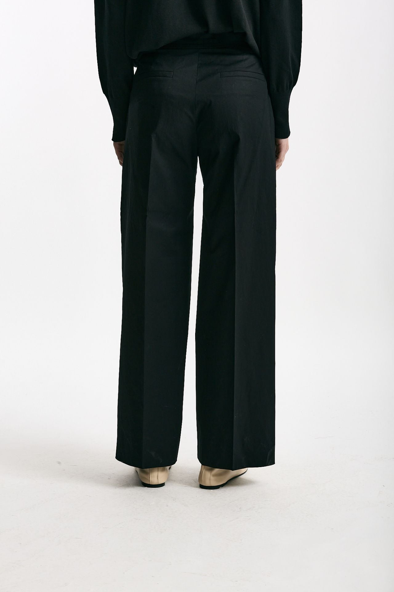 Pantalone ampio TINA nero women Incotex - 3