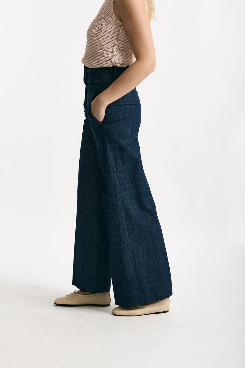 Pantalone DAISY in denim women Incotex - 2