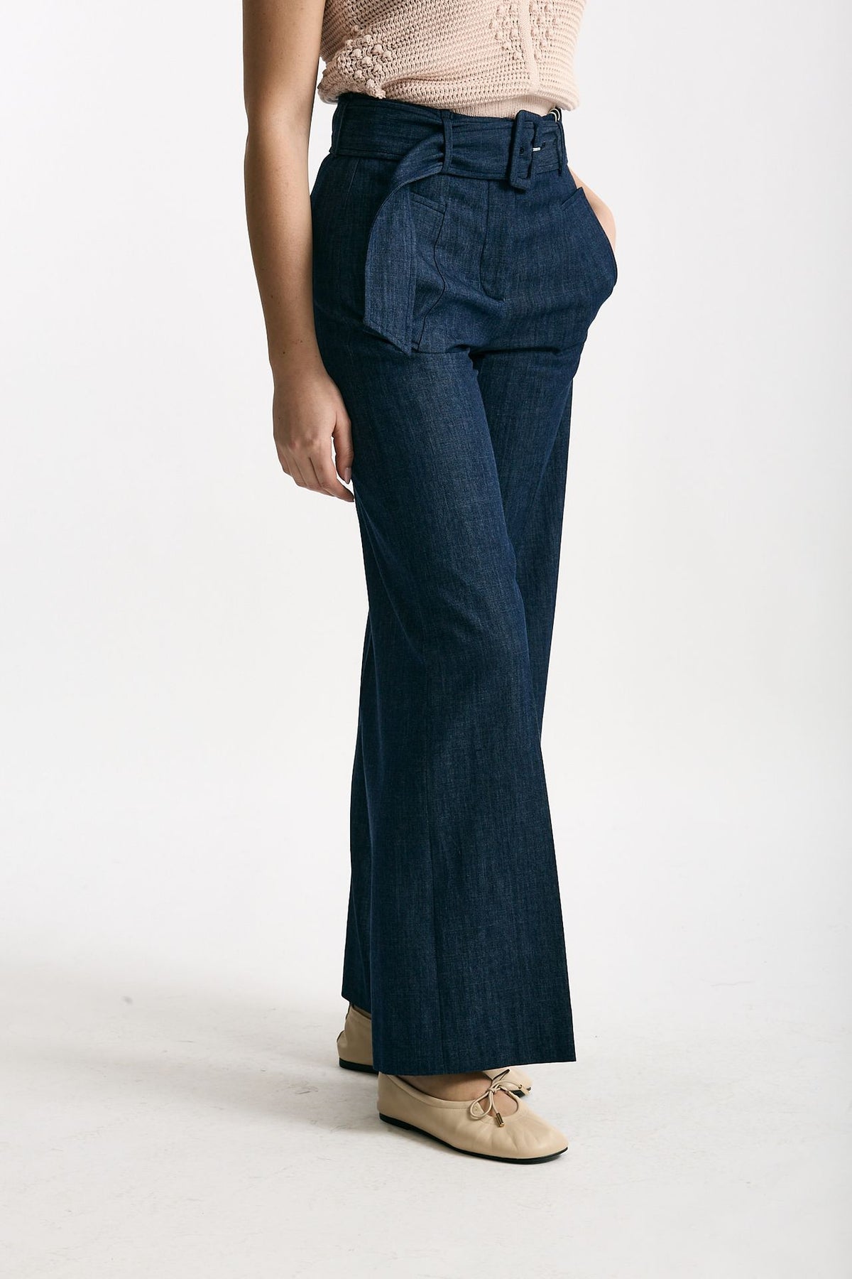 Pantalone DAISY in denim women Incotex - 4
