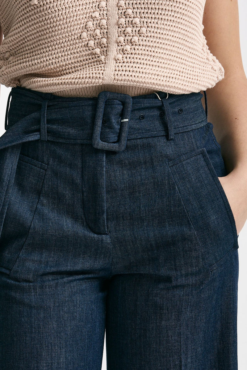 Pantalone DAISY in denim women Incotex - 5