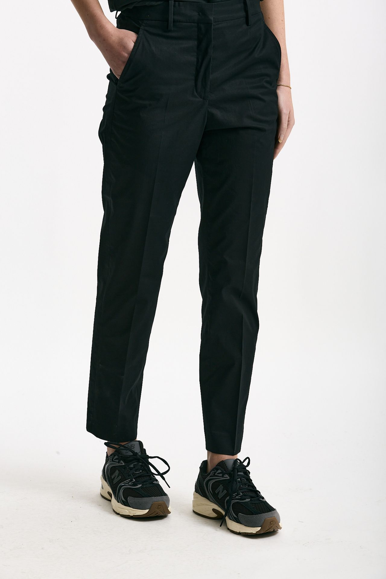 Pantalone regular GALENE nero women Incotex - 4