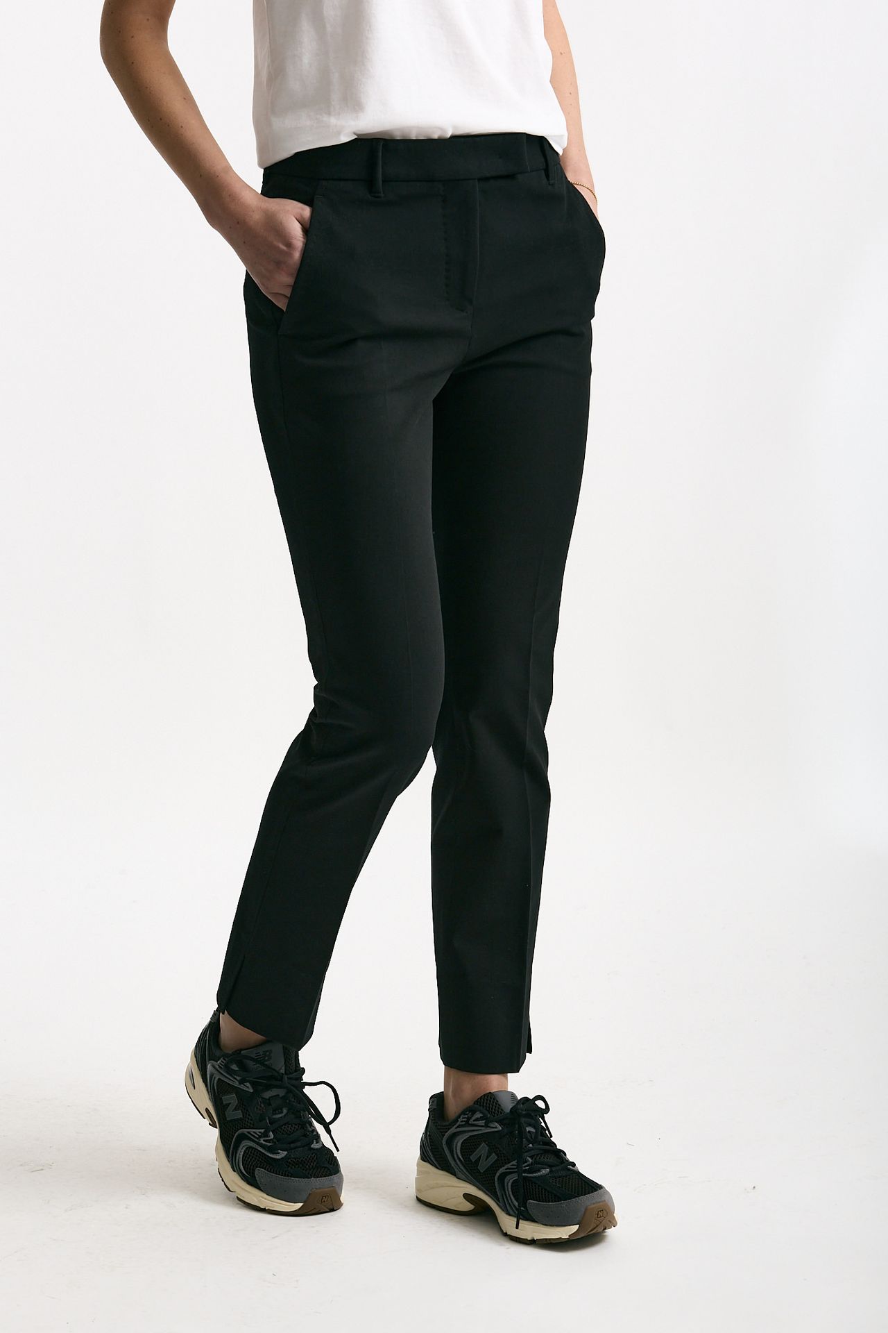 Pantalone slim KIMAMA nero women Incotex - 1