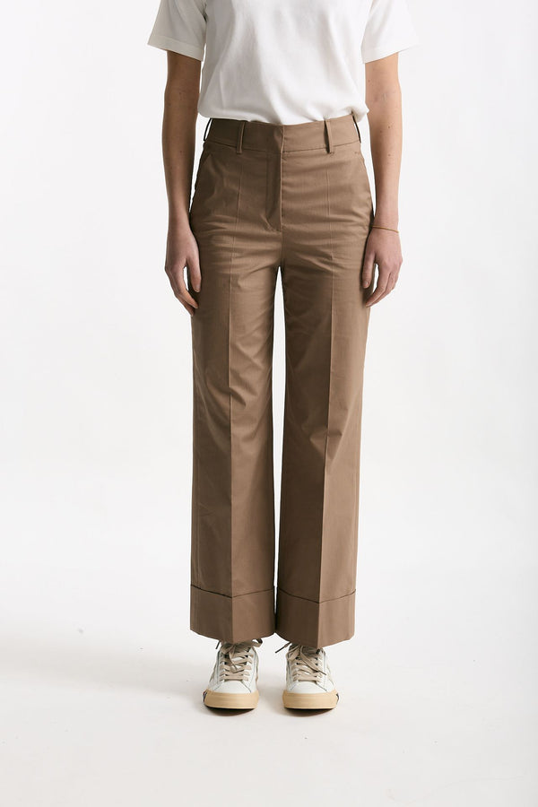 Pantalone in cotone ARLYS terra women Incotex