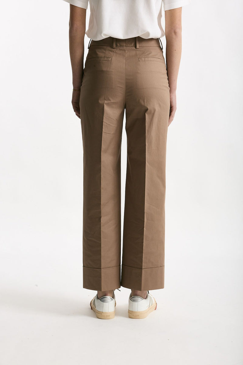 Pantalone in cotone ARLYS terra women Incotex - 3