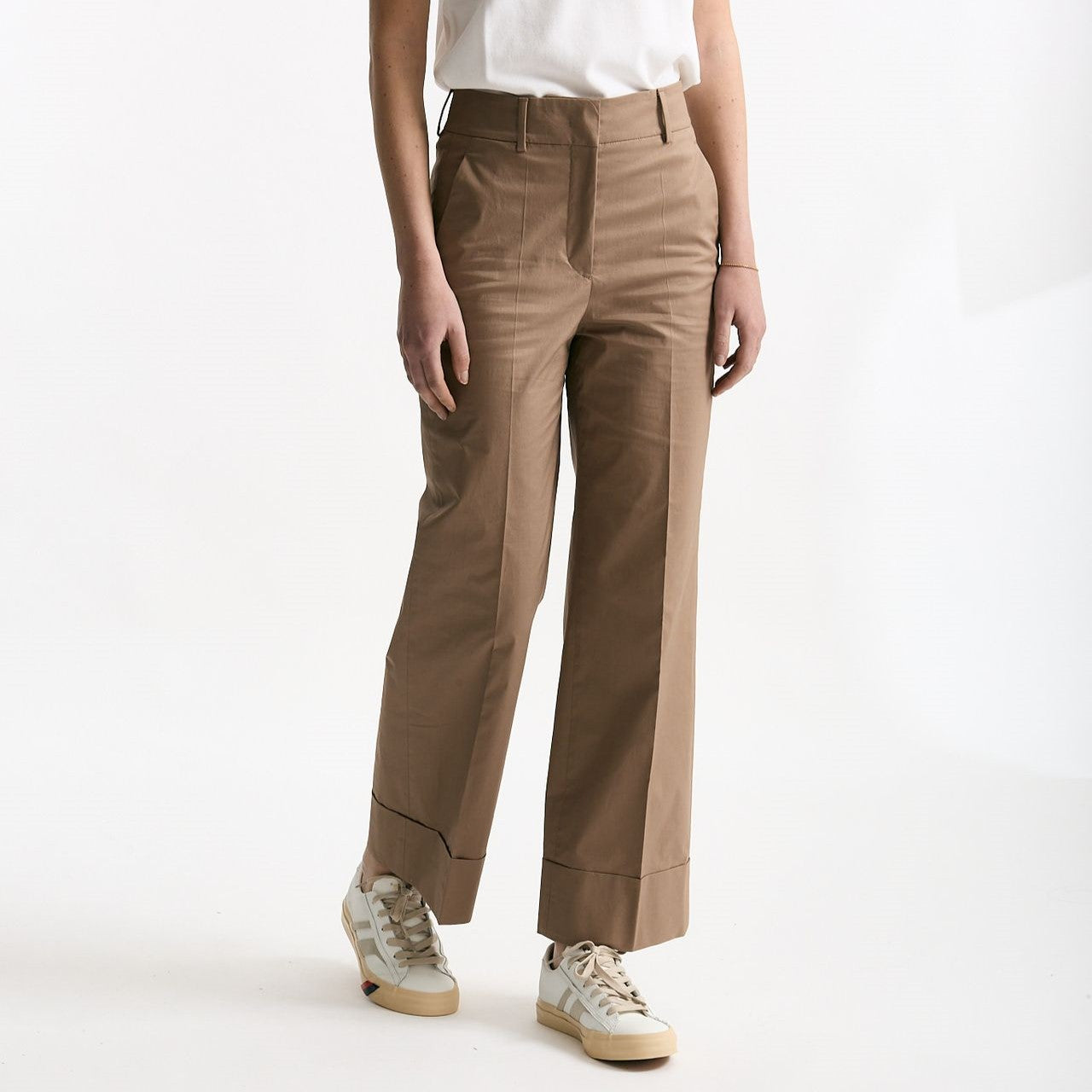 Pantalone in cotone ARLYS terra women Incotex - 8