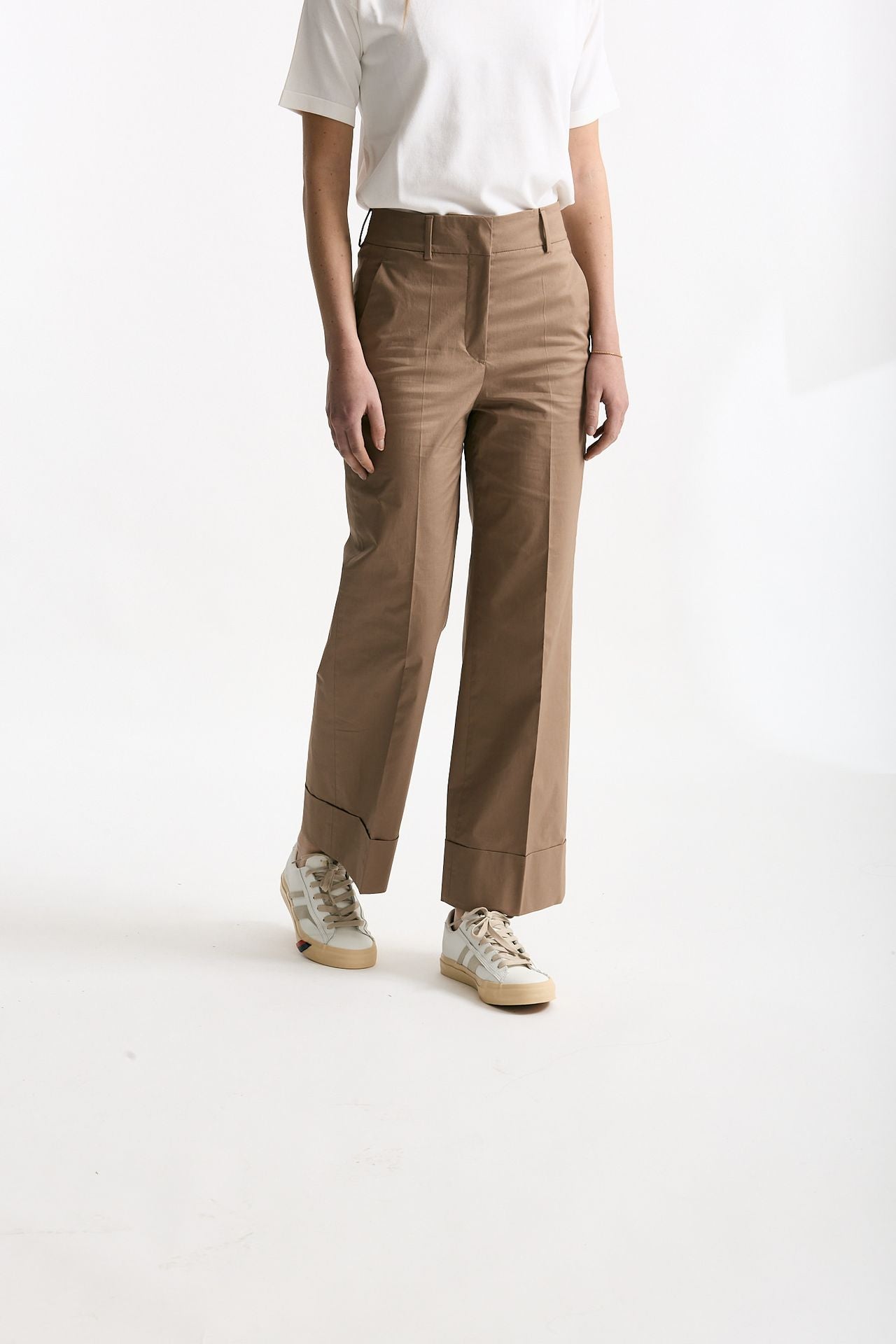 Pantalone in cotone ARLYS terra women Incotex - 4