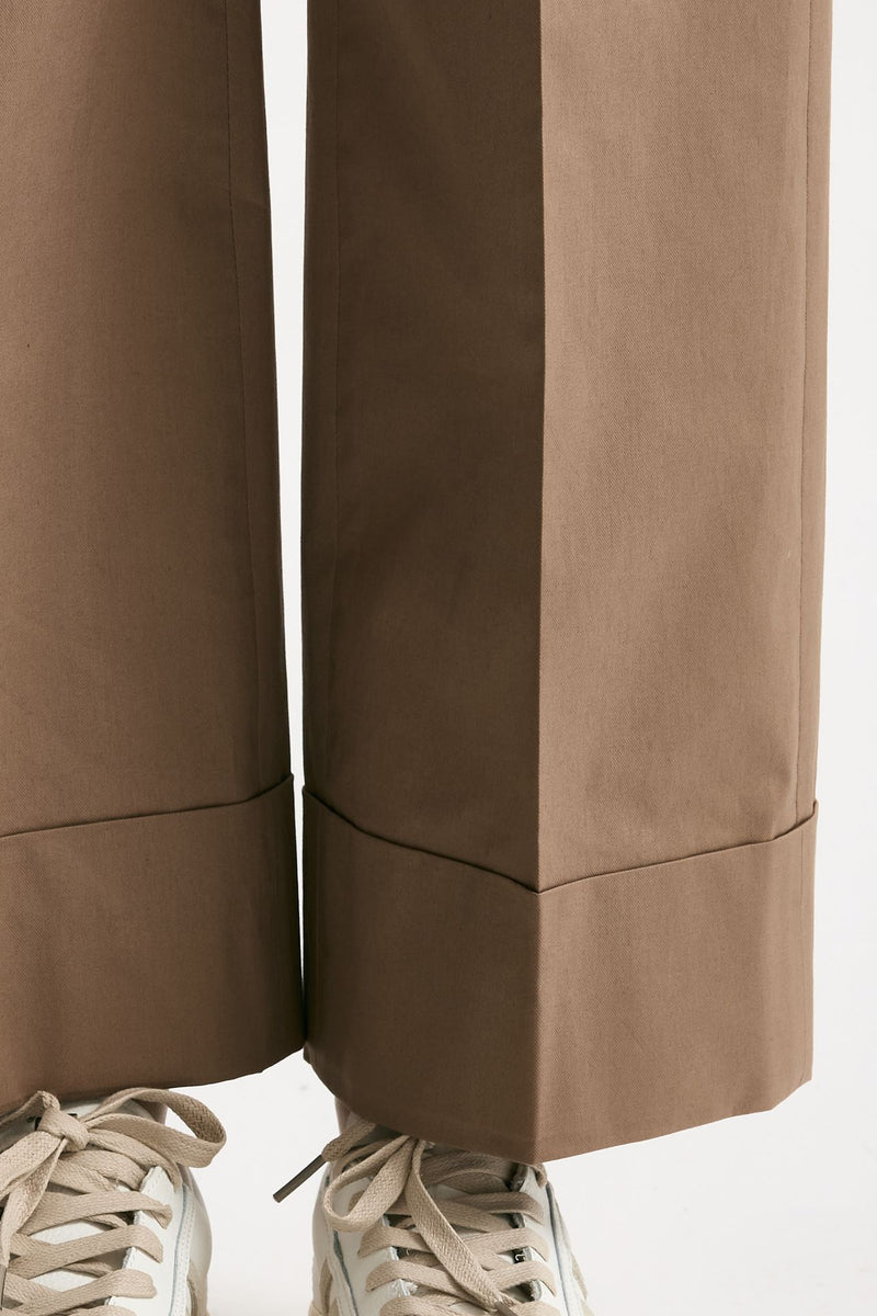 Pantalone in cotone ARLYS terra women Incotex - 7