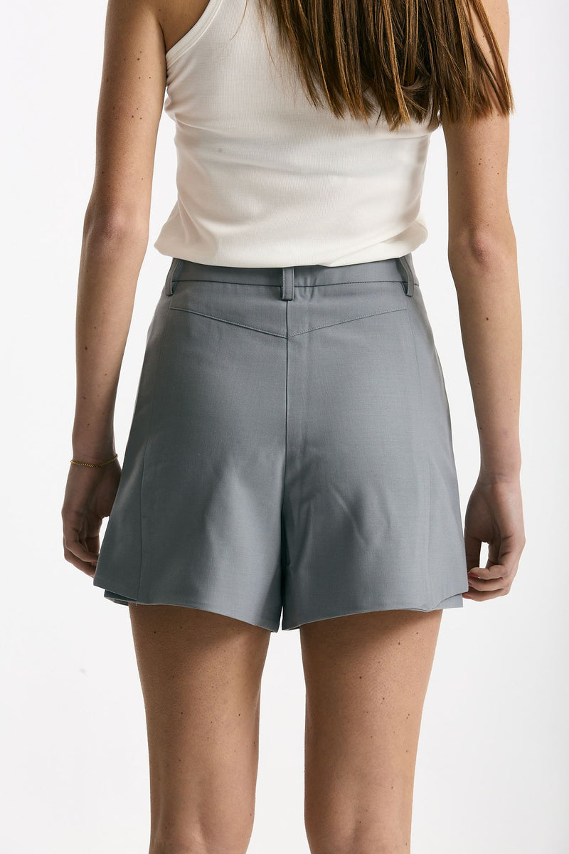 Short pannello vita alta grigio azzurrato women Iro - 3