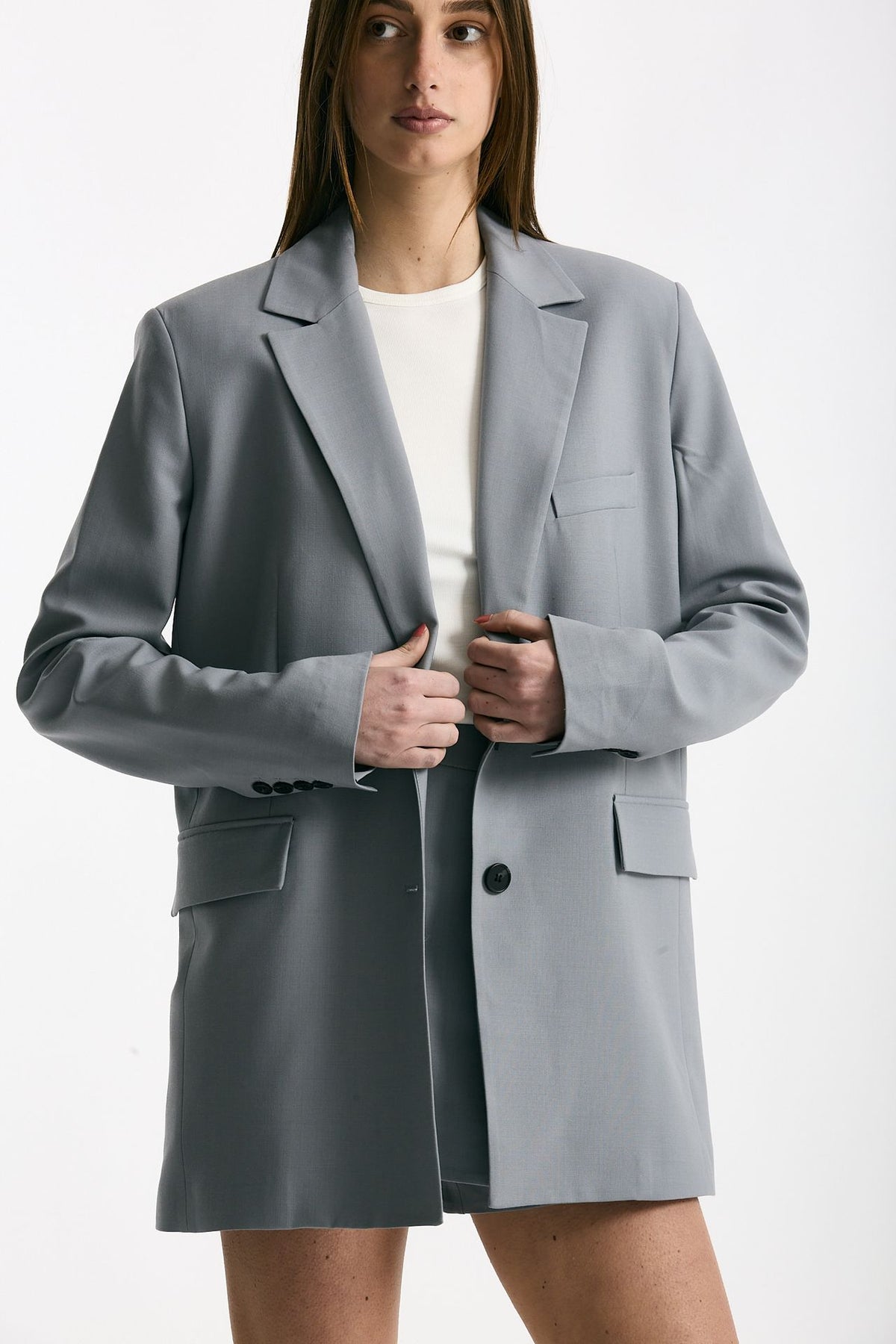 Blazer over grigio azzurrato women Iro - 4