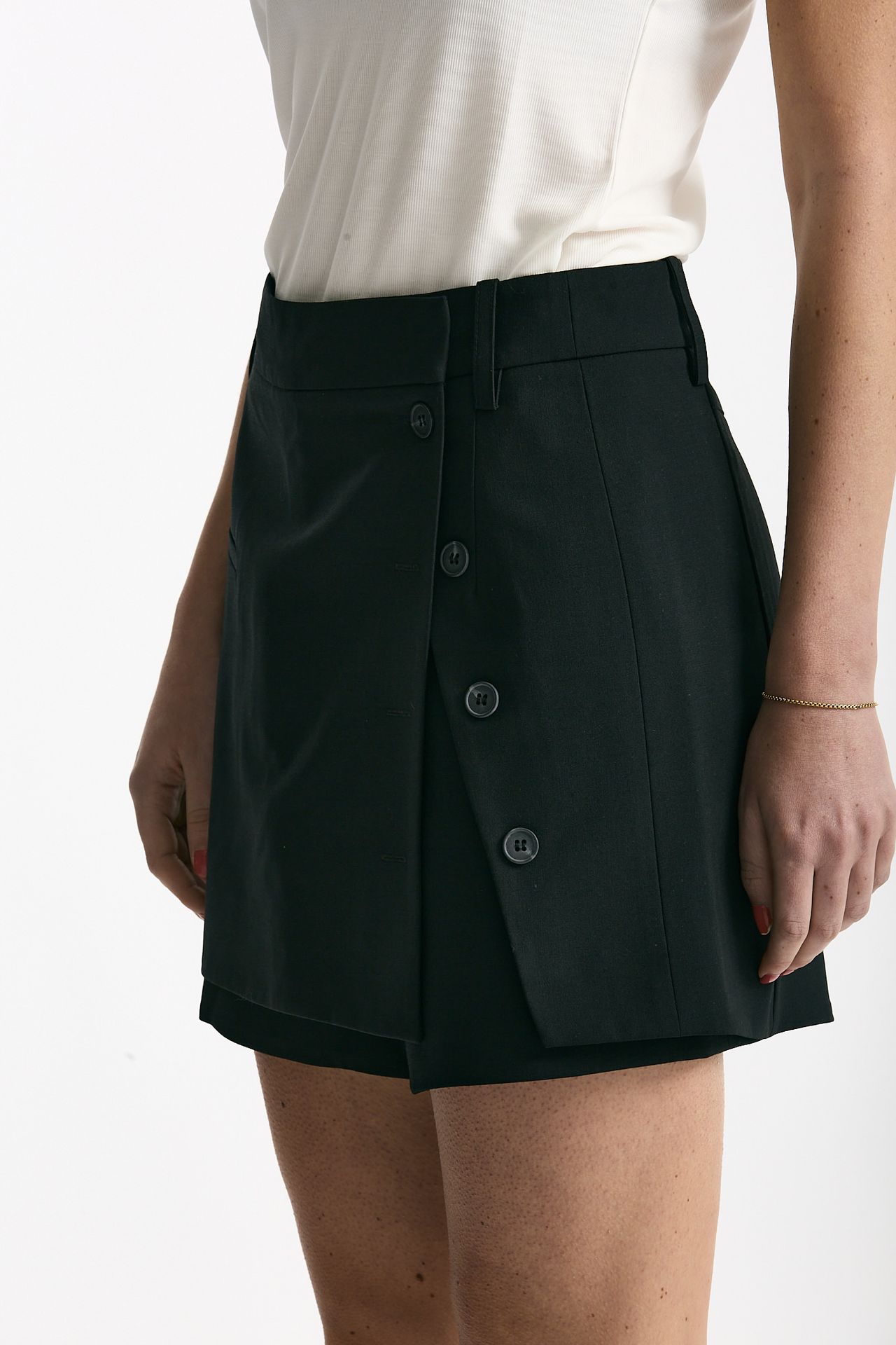 Short pannello vita alta nero women Iro - 1