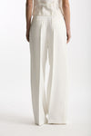 Pantalone vita alta in viscosa bianco women Iro - 4