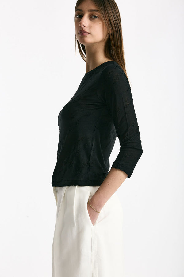 T-shirt girocollo lavorata nero women Iro